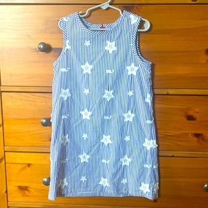 Vineyard Vines blue & white pinstripe shirt dress